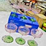 دسرخوری 6تایی رنگی وارداتی کد 0420(رنگی)