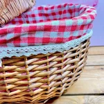 سبد حصیری بیضی وارداتی کد vt 4822