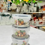 ظروف نگهدارنده دایره ای ایراک پلاستیک کد 601000022
