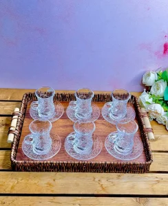فنجان نعلبکی 12 پارچه وارداتی کد 053
