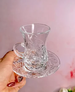 فنجان نعلبکی 12 پارچه وارداتی کد 053