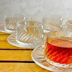 فنجان نعلبکی 12 پارچه وارداتی کد 4402
