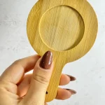محصول وارداتی درجه یک نعلبکی 6تایی دسته دار بامبو کد vt 1018