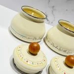 پاسماوری سه تایی لعابی آجار کد 07708
