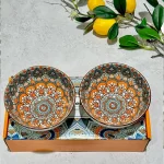 پیاله چینی دوتایی وارداتی کد kit-1591