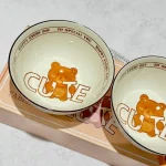 پیاله چینی دوتایی وارداتی کد kit-1594