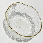 پیاله یخی دفرمه لب طلا وارداتی کد 2138