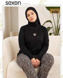 بلوز و شلوار بیگ سایز زنانه sexen کد 40886