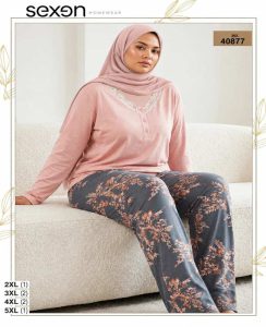 بلوز و شلوار بیگ سایز زنانه sexen کد 40877