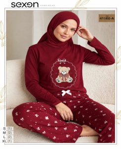 ست راحتی سایز نرمال زنانه sexen کد 41160-a
