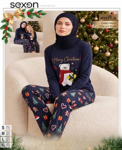 ست راحتی سایز نرمال زنانه sexen کد 41177-a