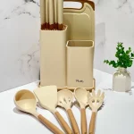 سرویس چاقو و کفگیر ملاقه ساده پروتی 12 پارچه کد 19100