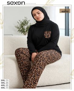 بلوز و شلوار بیگ سایز زنانه sexen کد 40915