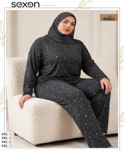 بلوز و شلوار بیگ سایز زنانه sexen کد 40922