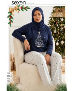 بلوز و شلوار بیگ سایز زنانه sexen کد 40937