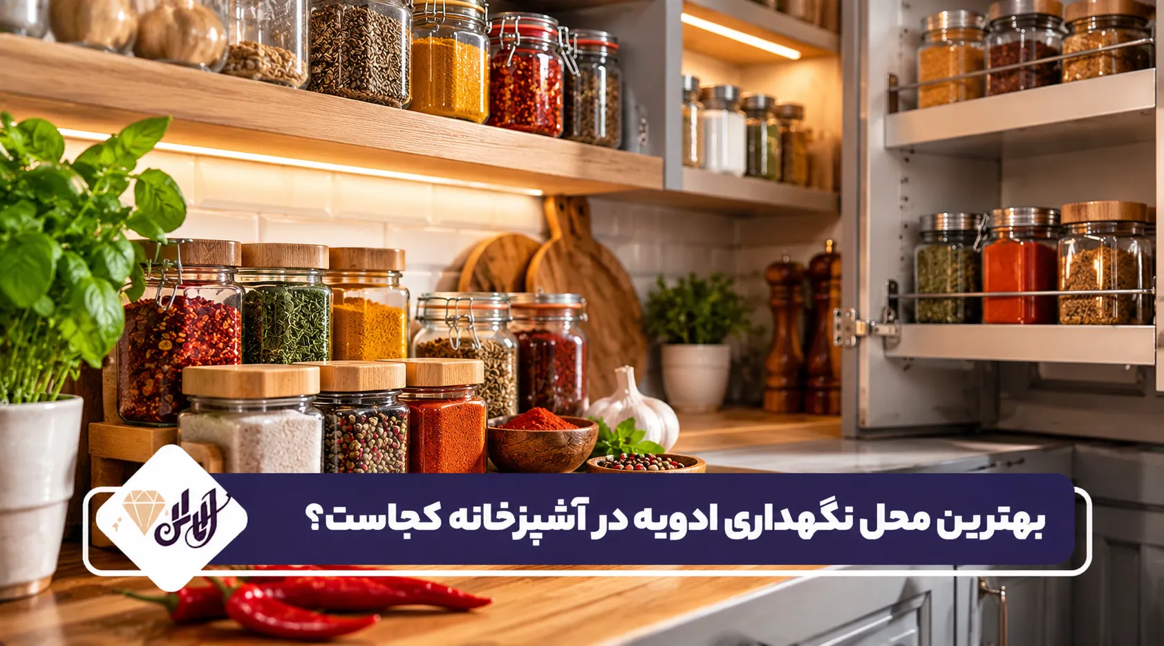 بهترین محل نگهداری ادویه در آشپزخانه کجاست؟