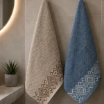 حوله دست و صورت ملا هوم مدل طرح سنتی (Etnik)در ابعاد ۵۰ در ۹۰ سانتی‌متر