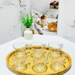 فنجان 6تایی وارداتی کد059 دلی گلس